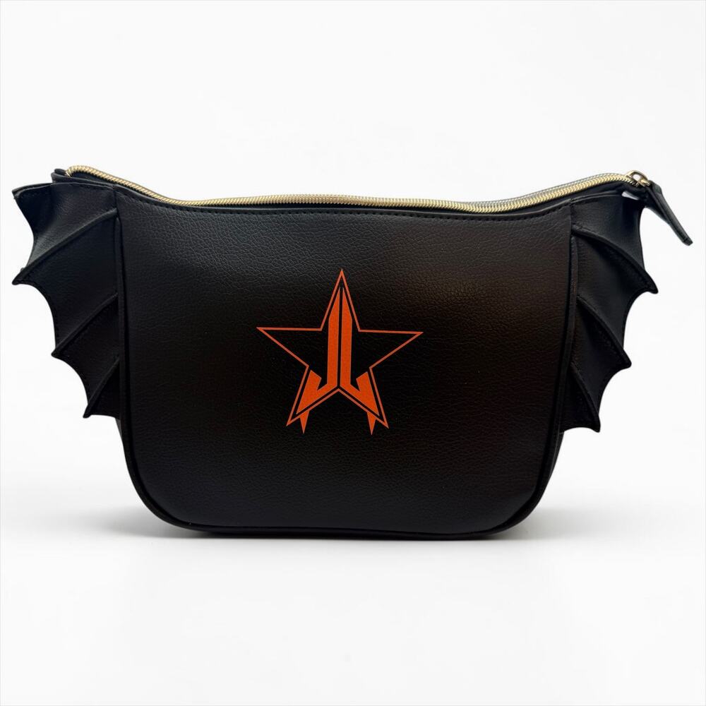 Jeffree Star Black Bat Wing Makeup Bag Limited Edition Cosmetic Case